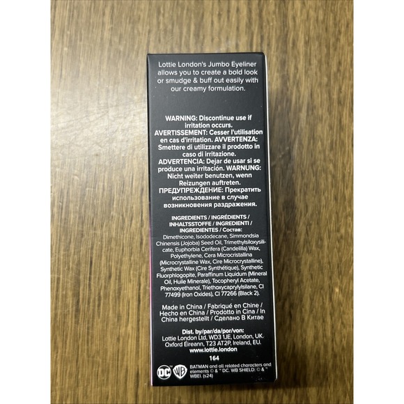 Lottie London x Harley‎ Quinn Jumbo Creamy Crayon Eyeliner, Black - Picture 3 of 6